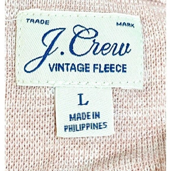 J. Crew V-neck pink space-dyed Top, size L - Picture 7 of 9